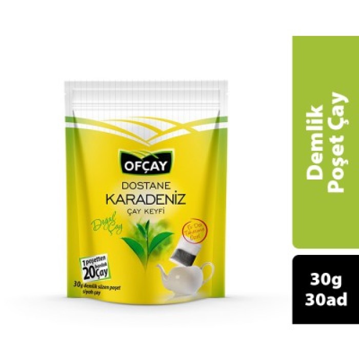 Ofçay Dostane Karadeniz Tea Zipper Poşet (Bergamot Aromalı)
